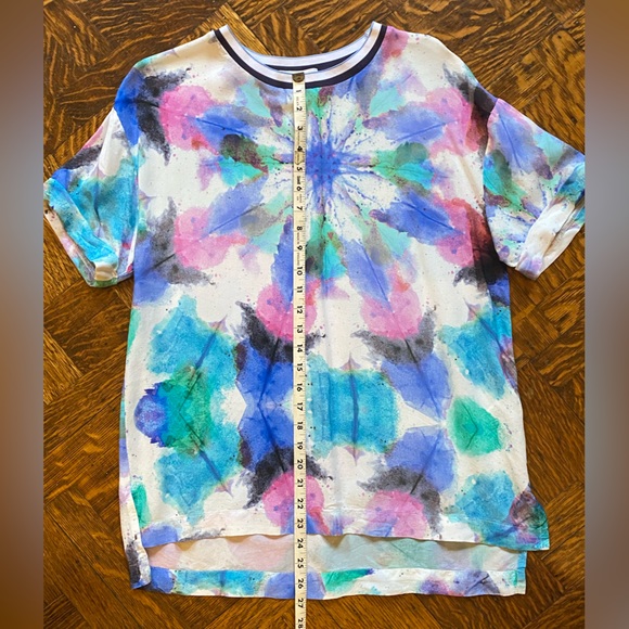 NWOT Desigual Abstract Oversized Asymmetrical Tee - Size M - Picture 7 of 13